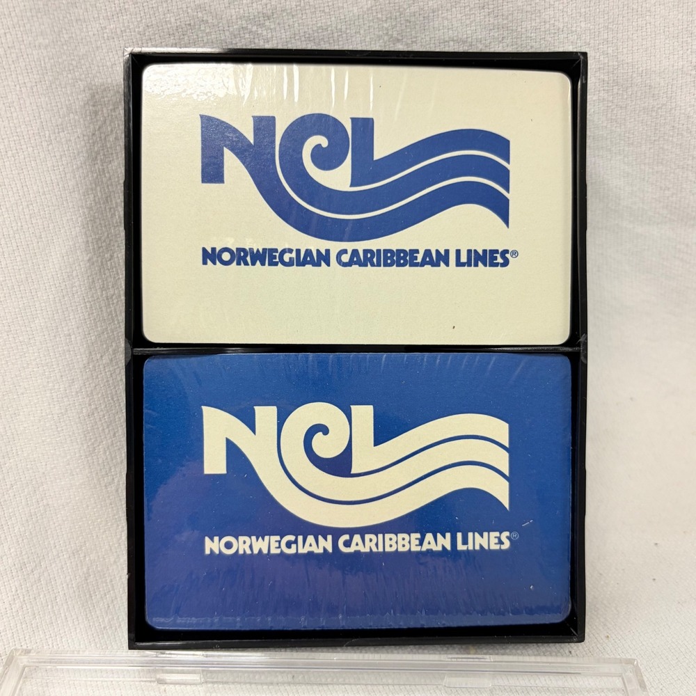 Vintage Norwegian Caribbean Lines NCL Double Deck Playing Cards Sealed Stardust